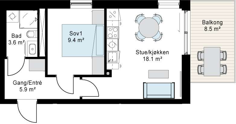Plantegning 1
